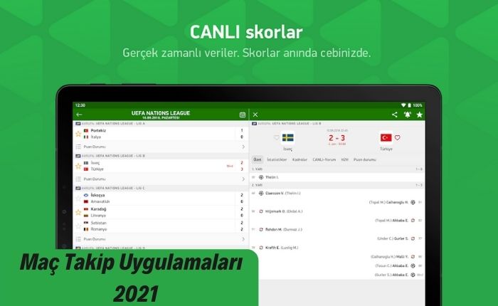 maç takip uygulamaları 2021